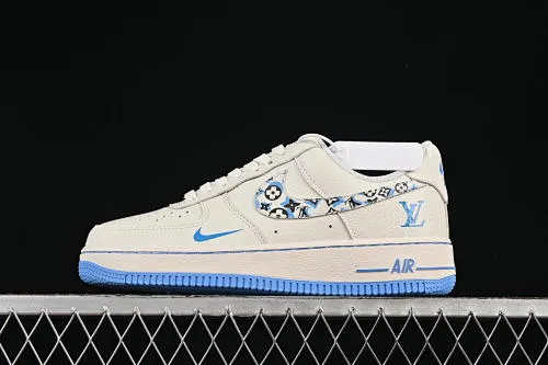 All categories Nk Air Force 1 Air Force series Nk Air Force 1 Low Air Force low-top Nike Air Force 1'07 Low LV joint milk white frost blue Air Force 1 low-top casual sneakers LW9279-017